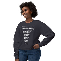 UNISEX FREE MEDICINE CREWNECK