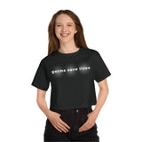 WOMEN'S GERMS SAVE LIVES CROPPED TEE