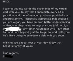 One-Time Consultation with Dr. Vincent